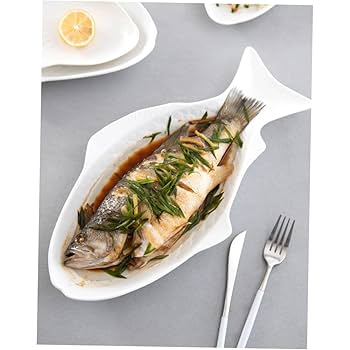 Amazon | FUOYLOO サラダプレート フルーツプレート 魚の形を